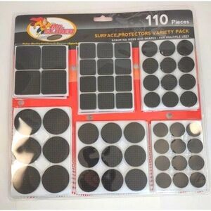Surface Protectors Black 110 Piece Multi Purpose Mr. Slider